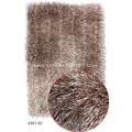 Elactic And Silk Shaggy Rug